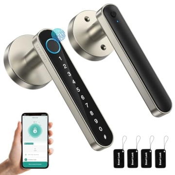 TMEZON Smart Fingerprint Door Lock - Keyless Entry Security
