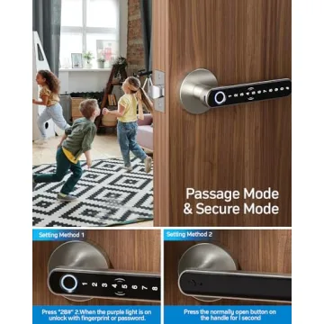 TMEZON Smart Fingerprint Door Lock - Keyless Entry