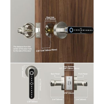 TMEZON Smart Fingerprint Door Lock - Keyless Entry