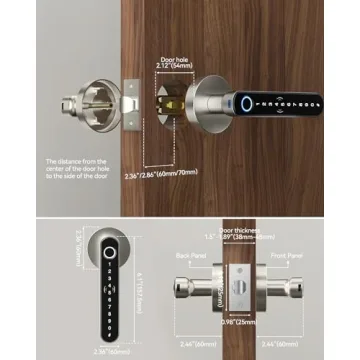 TMEZON Smart Fingerprint Door Lock - Keyless Entry