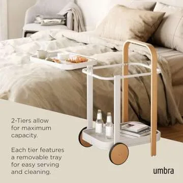Stylish Umbra Bellwood Bar Cart for Home & Parties