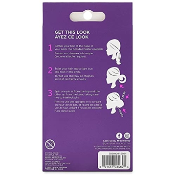 Goody Mini Spin Pins - Versatile Hair Accessories for All