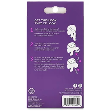 Goody Mini Spin Pins - Versatile Hair Accessories for All