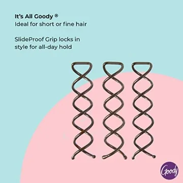 Goody Mini Spin Pins - Versatile Hair Accessories for All