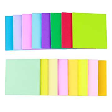 Vanpad (16 Pack) Sticky Notes 3x3 Inches,Bright Colors Self-Stick Pads, Easy to Post for Home, Office, Notebook