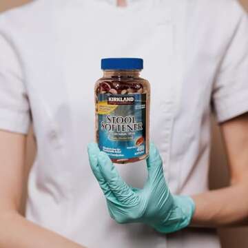 Kirkland Signature Stool Softener 400 Softgels for Gentle Relief