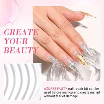 AZUREBEAUTY Nail Repair Kit for Quick, Easy Fixes