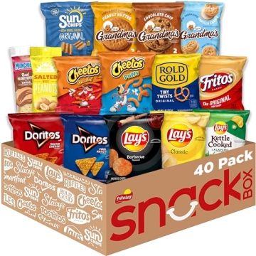 Frito Lay Ultimate Classic Snacks 40-Pack Variety Assortment