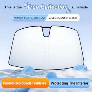 Custom Fit Windshield Sun Shade for Honda CR-V 2023-2025 - 310T UV & Heat Protection