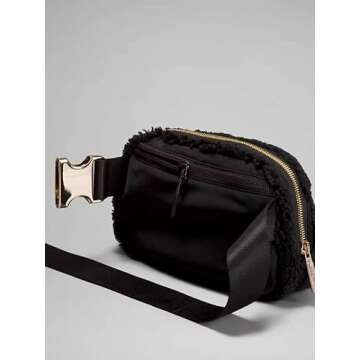 Lululemon Athletica Everywhere Fleece Belt Bag (Black)