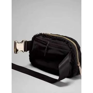 Lululemon Athletica Everywhere Fleece Belt Bag (Black)