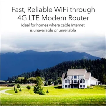 NETGEAR Orbi Tri-Band WiFi Router with 4G LTE Modem Built-in (LBR20) for Primary or Backup Internet | Supports AT&T and T-Mobile | Coverage up to 2,000 sq. ft. | AC2200 WiFi (LBR20-100NAS) (Renewed)