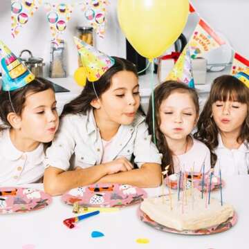 JarThenaAMCS Cute Dog Theme Disposable Plate Set