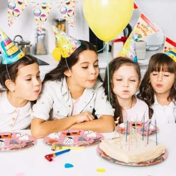 JarThenaAMCS Cute Dog Theme Disposable Plate Set