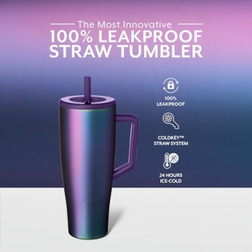 BrüMate 40 oz Tumbler with Handle & Straw - Dark Aura