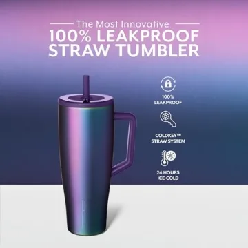 BrüMate 40 oz Tumbler with Handle & Straw - Dark Aura