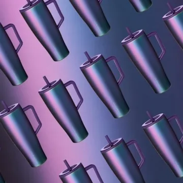 BrüMate 40 oz Tumbler with Handle & Straw - Dark Aura