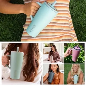 BrüMate 40 oz Tumbler with Handle & Straw - Dark Aura