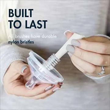 Boon Mod Baby Bottle Brushes Set - Cleaning Essentials for Babies