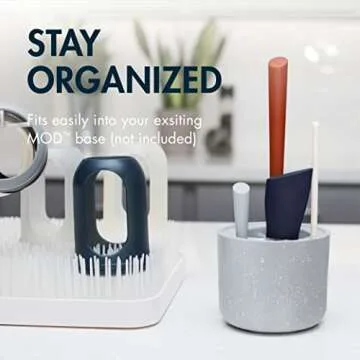 Boon Mod Baby Bottle Brushes Set - Cleaning Essentials for Babies