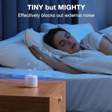 LEICEX Portable Sound Machine for Travel & Home