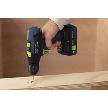Festool T 18+3 E Cordless Drill Kit - Power & Precision