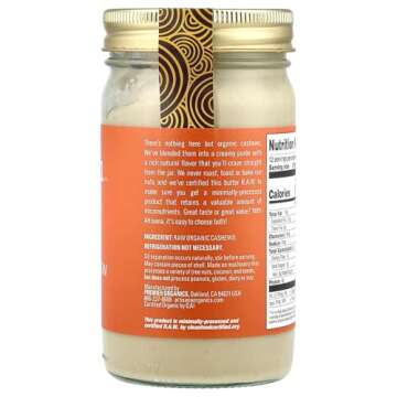 Artisana Organic Raw Cashew Butter - 100% Pure & Vegan