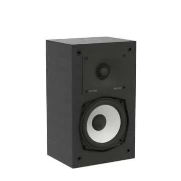 Polk Monitor XT15 Pair of Bookshelf or Surround Speakers - Hi-Res Audio Certified, Dolby Atmos & DTS:X Compatible, 1" Terylene Tweeter & 5.25" Dynamically Balanced Woofer (Pair, Midnight Black)