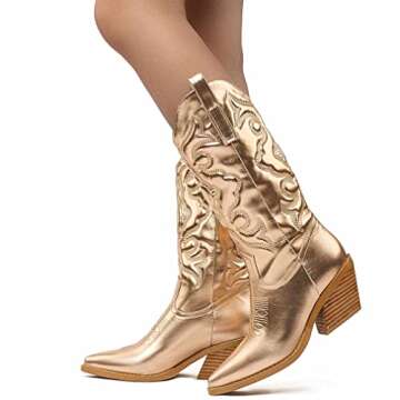 Trendy SO SIMPOK Cowboy Boots for Stylish Women