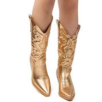 Trendy SO SIMPOK Cowboy Boots for Stylish Women