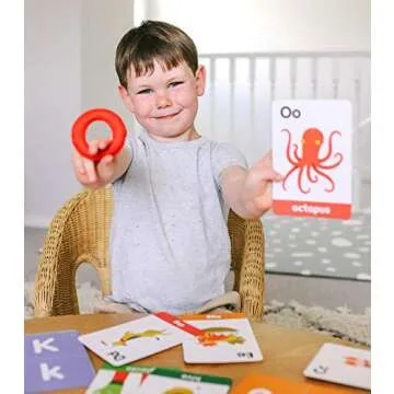 Curious Columbus Montessori Felt Letters and ABC Flash Cards - Lowercase Large Alphabet Letters for Toddlers and Educational Flashcards for Preschool. Felt Letter Set and Montessori Baby Flash Cards