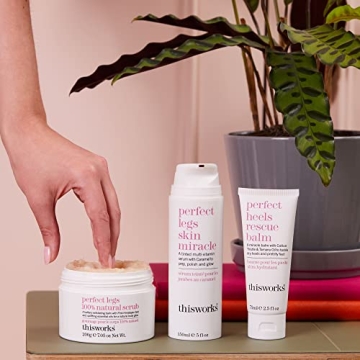 thisworks Perfect Legs Scrub with Pink Himalayan Salt for Glowing Skin
