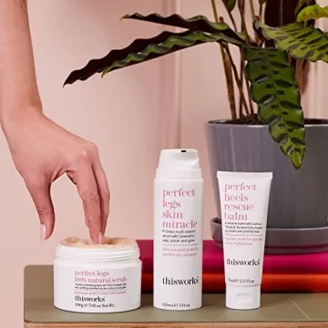 thisworks Perfect Legs Scrub with Pink Himalayan Salt for Glowing Skin