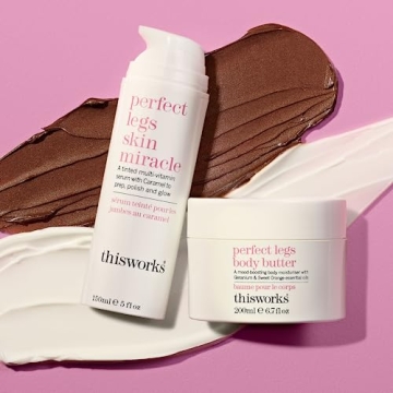 thisworks Perfect Legs Scrub with Pink Himalayan Salt for Glowing Skin