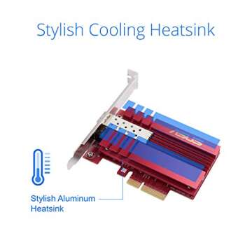 Asus 10Gbps Gigabit Ethernet Network Adapter - Fiber Optic