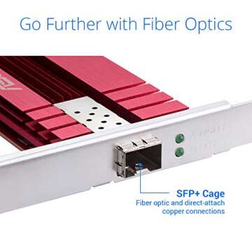 Asus 10Gbps Gigabit Ethernet Network Adapter - Fiber Optic