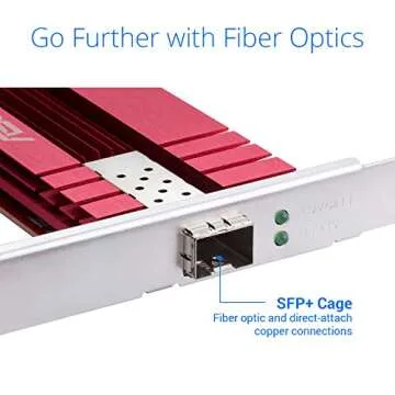 Asus 10Gbps Gigabit Ethernet Network Adapter - Fiber Optic