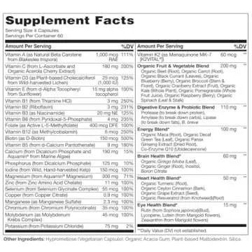 Naturelo Whole Food Multivitamins for Men - 240 Capsules