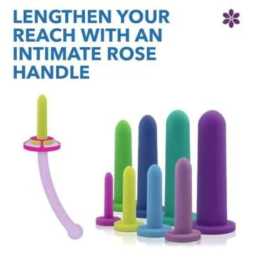 Intimate Rose Silicone Dilators for Pelvic Pain Relief