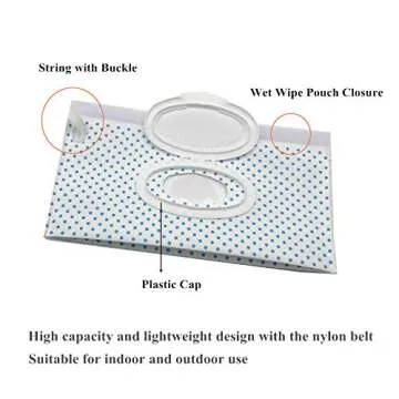 Eco-Friendly Portable Wet Wipe Pouch Lightweight & Reusable