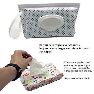 Eco-Friendly Portable Wet Wipe Pouch Lightweight & Reusable