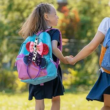 2Pcs Mouse Ear Holder for Backpack Headband Storage