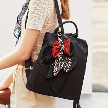 2Pcs Mouse Ear Holder for Backpack Headband Storage