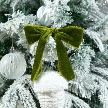 MAYREEL Moss Green Velvet Ribbon for Weddings and More