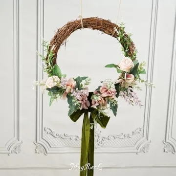 MAYREEL Moss Green Velvet Ribbon for Weddings and More