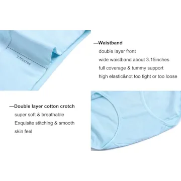Comfortable High Waist Cotton Panties for New Moms