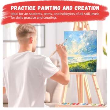 Simetufy 32 Pack 11 x 14 Inch Canvas Boards for Painting Pre-Primed White Blank Paint Canvas for Acr...