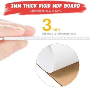 Simetufy 32 Pack 11 x 14 Inch Canvas Boards for Painting Pre-Primed White Blank Paint Canvas for Acrylic, Oil Paint, 100% Cotton, Acid Free