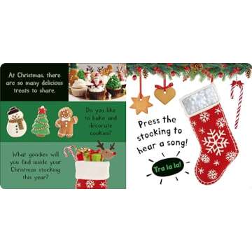 Noisy Christmas Touch and Feel Sound Book for Toddlers