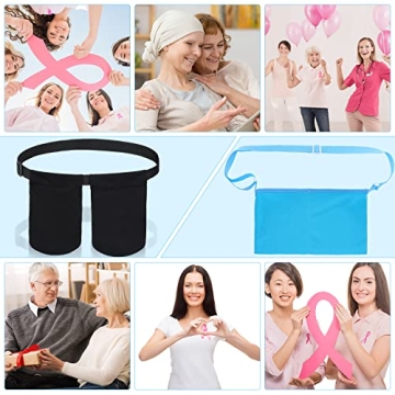 Adjustable Mastectomy Drain Holder with Shower Bag for Recovery